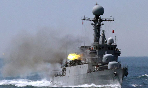 Hải quân Mỹ, Hàn đối phó với Triều Tiên